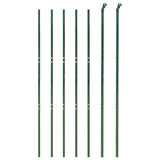 Vidaxl draadgaashek 2x10 m gegalvaniseerd staal groen