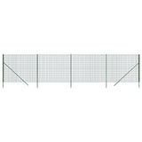 Vidaxl draadgaashek 2,2x10 m gegalvaniseerd staal groen