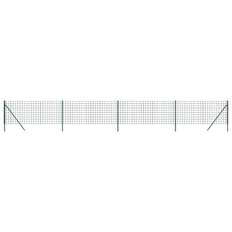 Vidaxl draadgaashek 1x10 m gegalvaniseerd staal groen