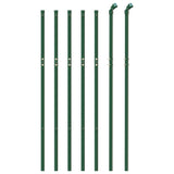 Vidaxl Mesh Mesh FET 1.1x10 M de acero galvanizado verde