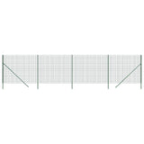Vidaxl draadgaashek 1,6x10 m gegalvaniseerd staal groen