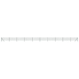 Vidaxl draadgaashek 1x25 m gegalvaniseerd staal groen
