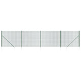 Vidaxl draadgaashek met grondankers 1,4x10 m groen