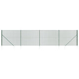 Vidaxl Wire Mesh Fet med malede ankre 1,6x10 m grøn