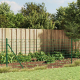 Vidaxl draadgaashek met grondankers 1,1x10 m groen