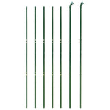 Vidaxl draadgaashek met grondankers 1,8x10 m groen