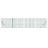 Vidaxl draadgaashek met grondankers 2,2x10 m groen