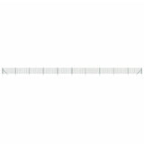 Vidaxl draadgaashek met grondankers 0,8x25 m groen