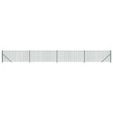 Vidaxl gaashek met flens 1x10 m groen