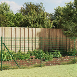 Vidaxl Mesh Fence z puchami 1x10 m zieleni