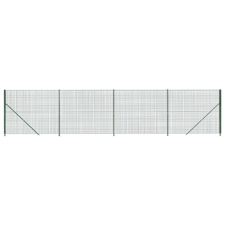 Vidaxl draadgaashek met flens 1,4x10 m groen
