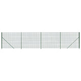 Vidaxl draadgaashek met flens 1,6x10 m groen