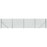 Vidaxl draadgaashek met flens 1,8x10 m groen