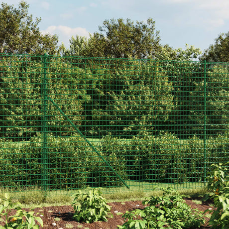 Vidaxl draadgaashek met flens 1,8x10 m groen