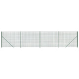 Vidaxl draadgaashek met flens 2,2x10 m groen