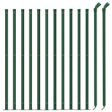 Vidaxl draadgaashek met flens 1,1x25 m groen