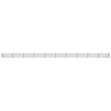 Vidaxl draadgaashek met flens 0,8x25 m groen