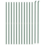 Vidaxl draadgaashek met flens 0,8x25 m groen