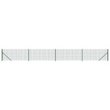 Vidaxl gaashek met flens 1x10 m groen