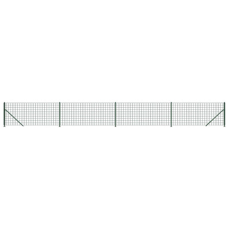 Vidaxl gaashek met flens 1x10 m groen