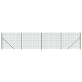 Vidaxl draadgaashek met flens 1,6x10 m groen