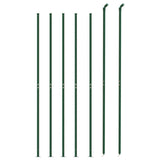 Vidaxl draadgaashek met flens 1,6x10 m groen