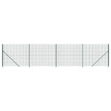 Vidaxl draadgaashek met flens 2,2x10 m groen