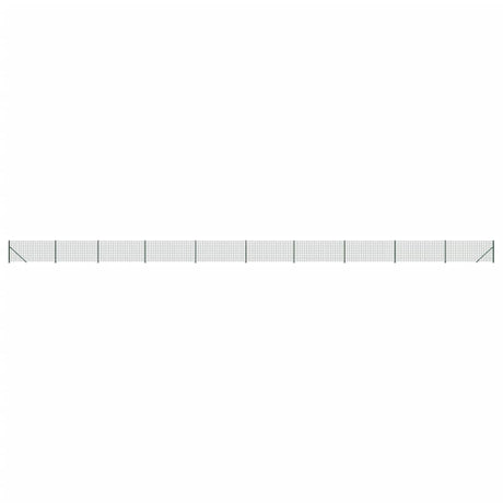 Vidaxl draadgaashek met flens 0,8x25 m groen