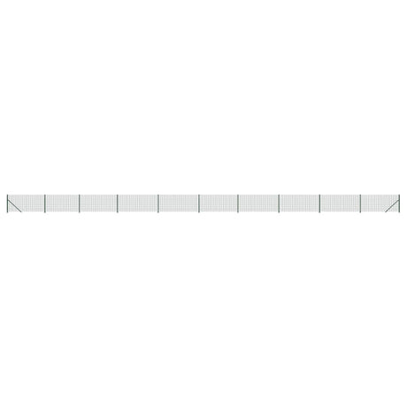 Vidaxl draadgaashek met flens 1x25 m groen