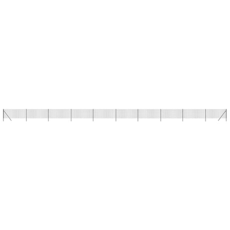 Vidaxl draadgaashek 0,8x25 m gegalvaniseerd staal antracietkleur
