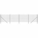 Vidaxl Wire Mesh Fet 1,8x10 M Galvaniseret stålantracit -farvet