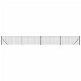 Vidaxl draadgaashek met flens 1x10 m antracietkleurig