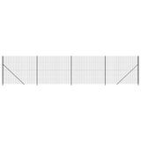 Vidaxl draadgaashek met flens 2,2x10 m antracietkleurig