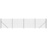 Vidaxl draadgaashek met flens 1,8x10 m antracietkleurig