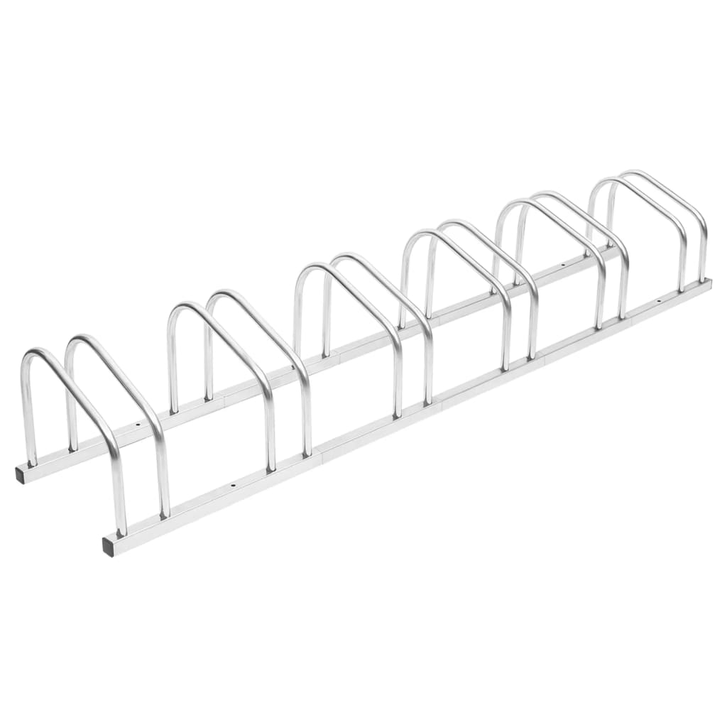 Vidaxl bicycle rack for 6 bicycles galvanized steel