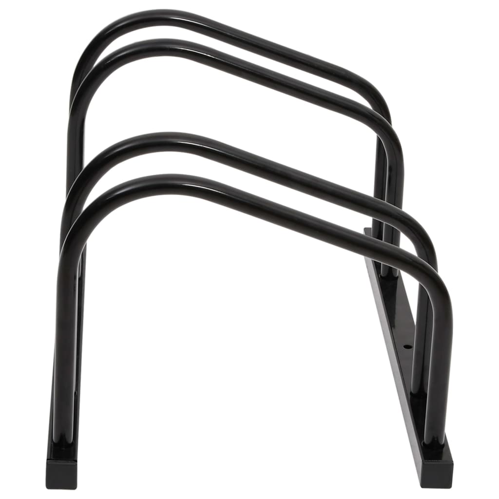 Vidaxl bicycle rack for 2 bicycles steel black