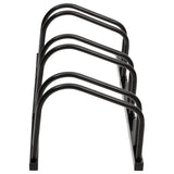 Vidaxl bicycle rack for 3 bikes steel black