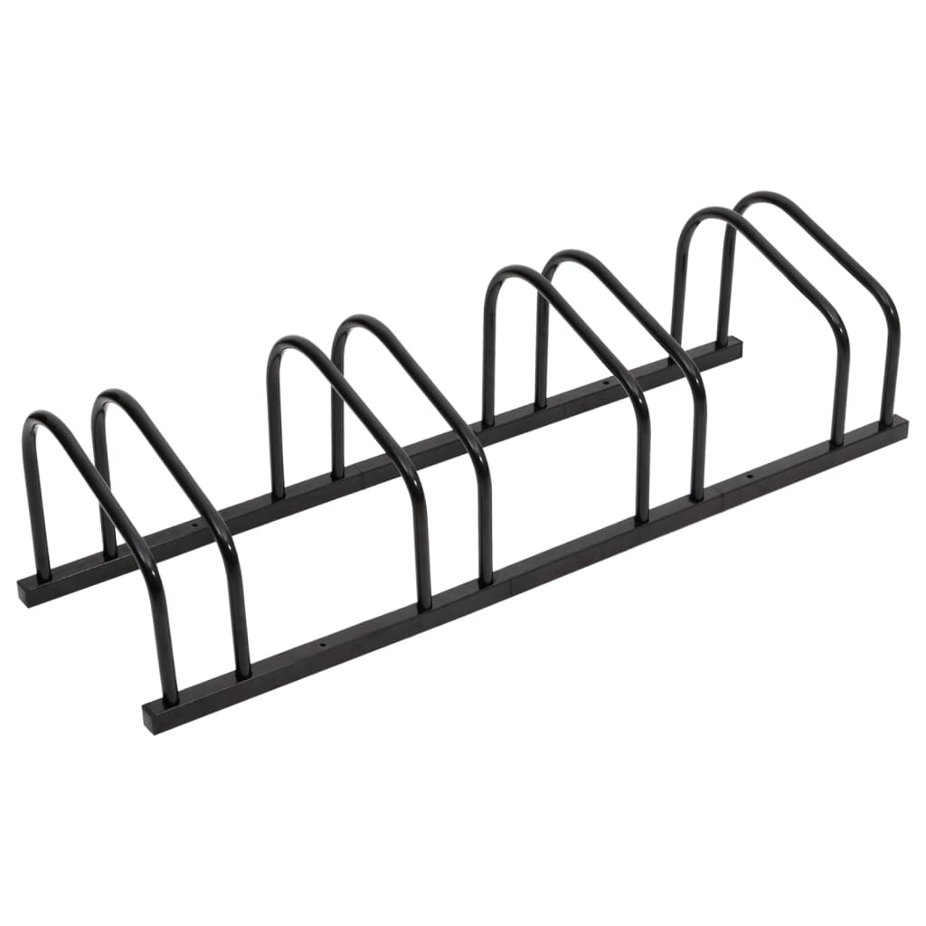 Vidaxl bicycle rack for 4 bike steel black