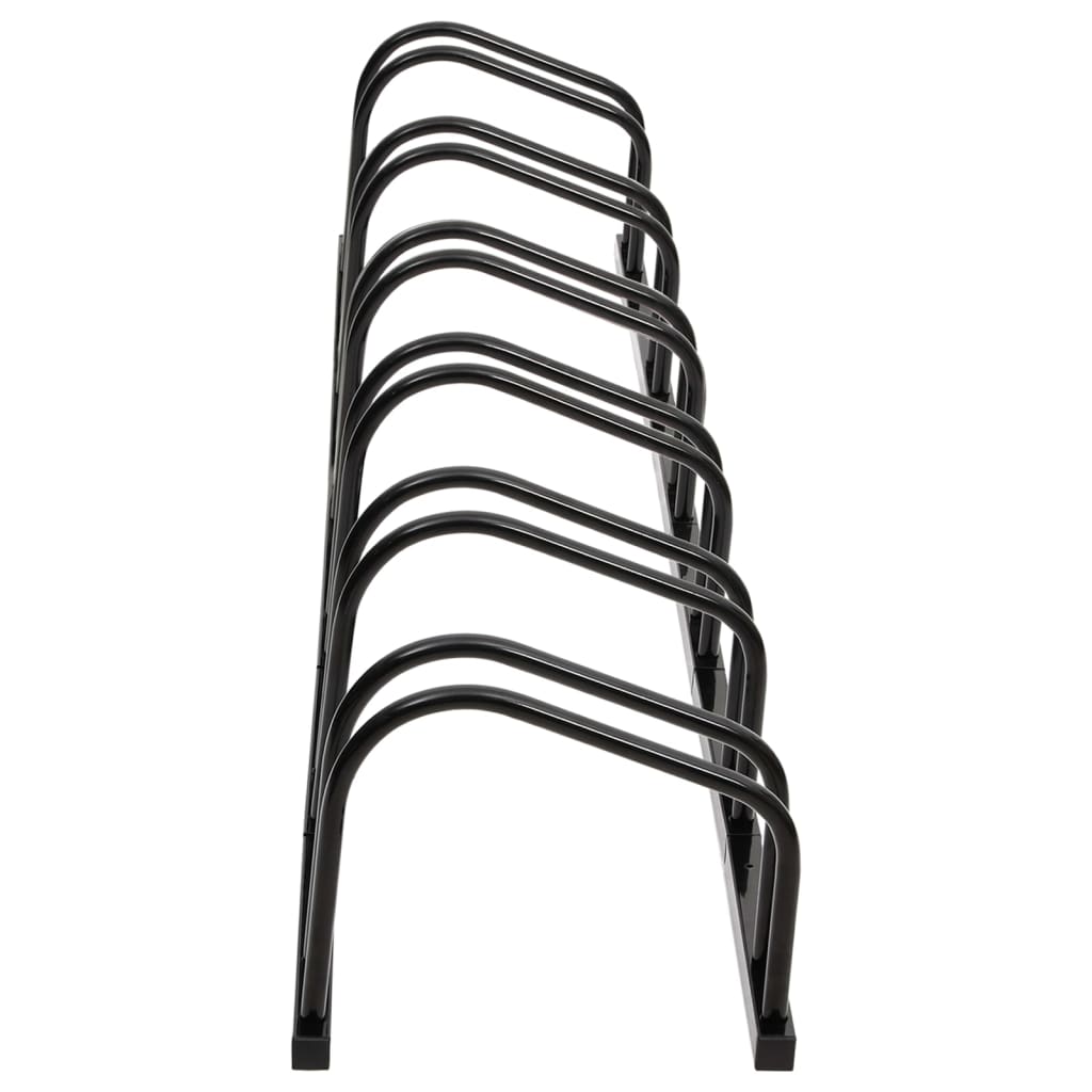 Rack de vélos Vidaxl pour 6 vélos en acier noir