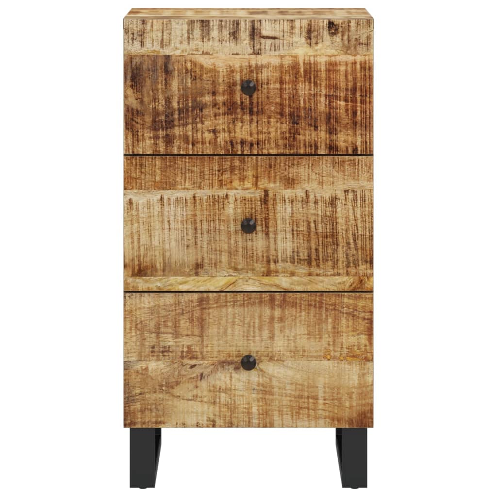Vidaxl dressoir met 3 lades 40x33,5x75 cm massief mangohout