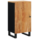 Vidaxl dressoir met deur 40x31x75 cm massief acaciahout
