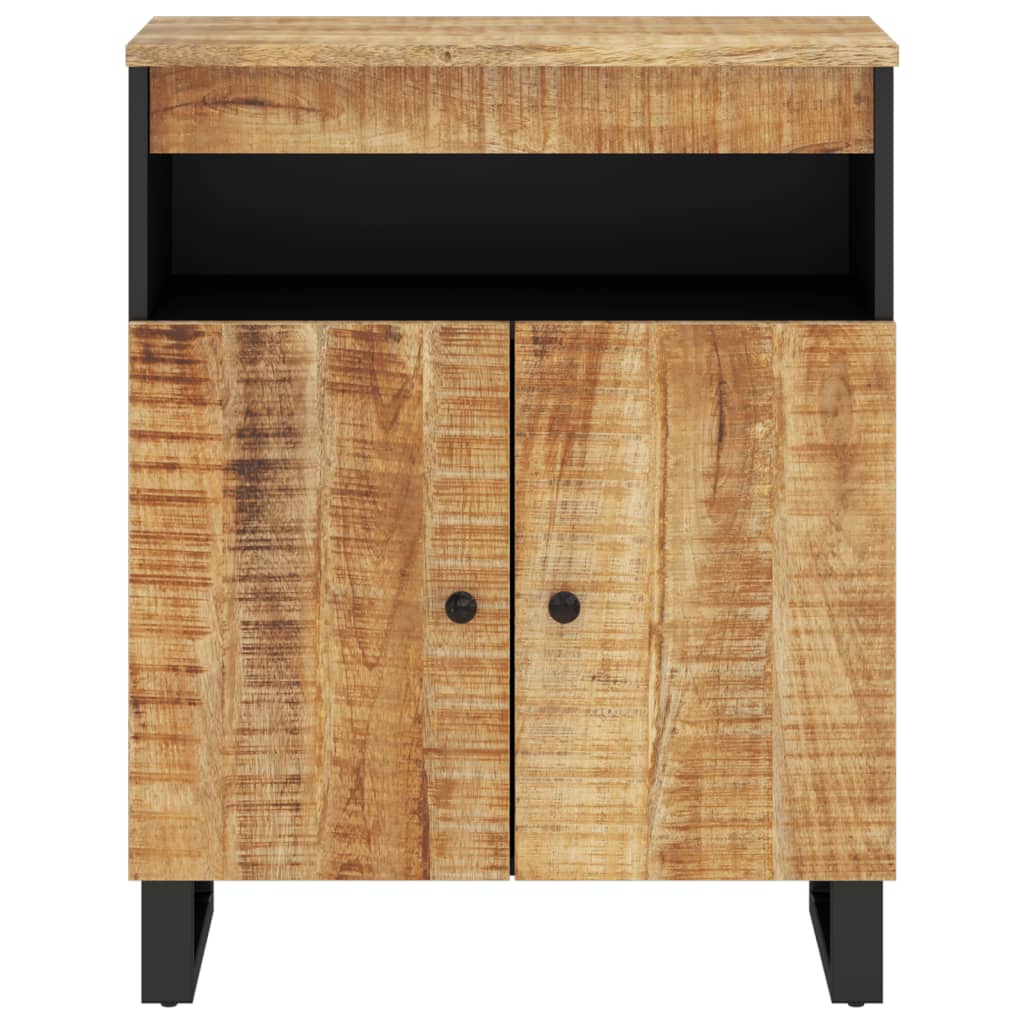 Vidaxl dressoir met 2 deuren 60x33x75 cm massief mangohout