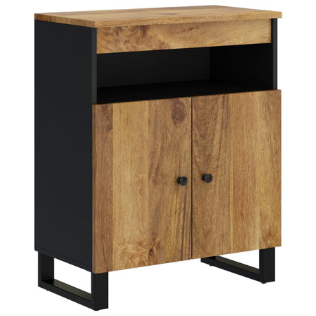 Vidaxl dressoir met 2 deuren 60x33x75 cm massief mangohout