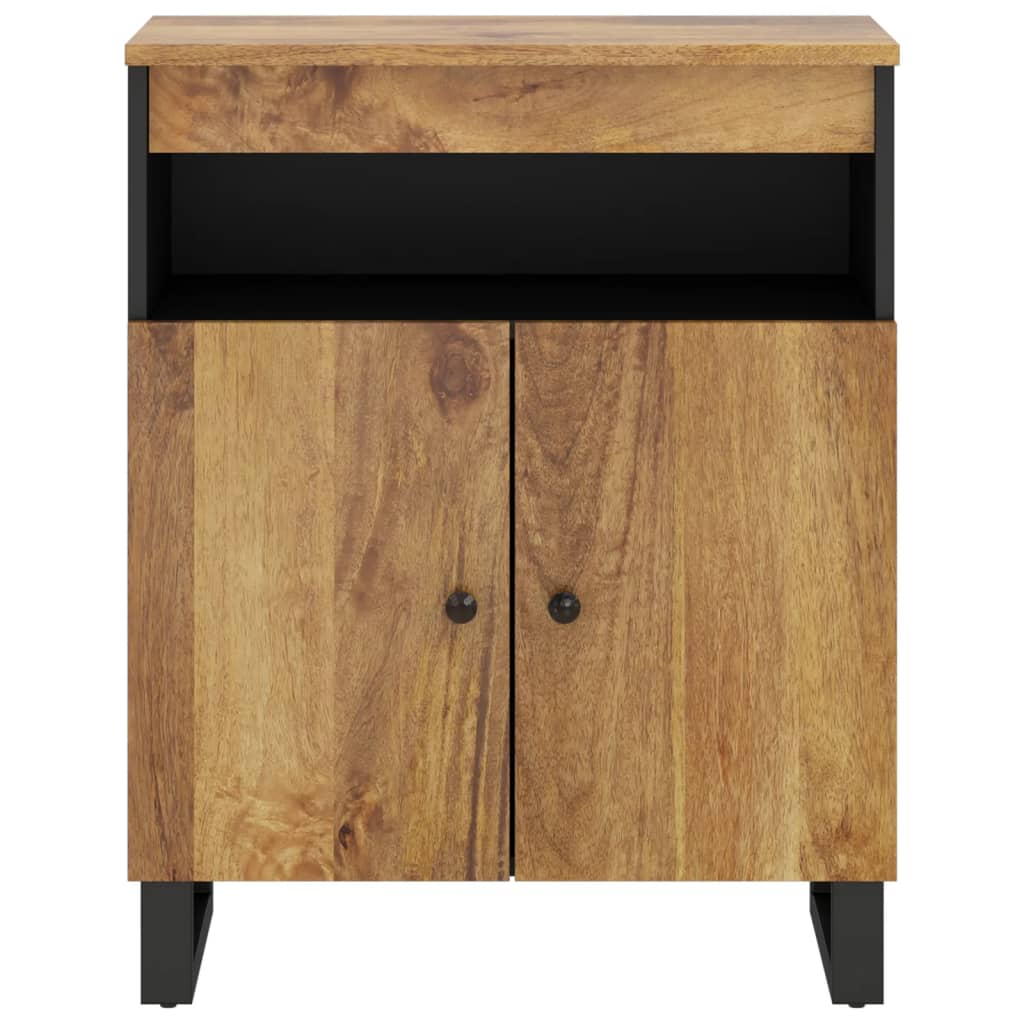 Vidaxl dressoir met 2 deuren 60x33x75 cm massief mangohout