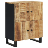Vidaxl dressoir met 4 deuren 60x33x75 cm massief mangohout