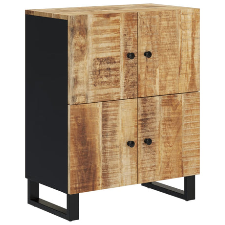 Vidaxl dressoir met 4 deuren 60x33x75 cm massief mangohout