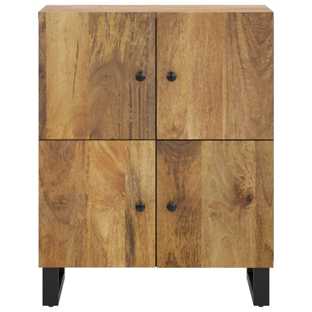 Vidaxl dressoir met 4 deuren 60x33x75 cm massief mangohout
