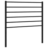 Vidaxl vervangend hoofdbord metaal zwart 100 cm