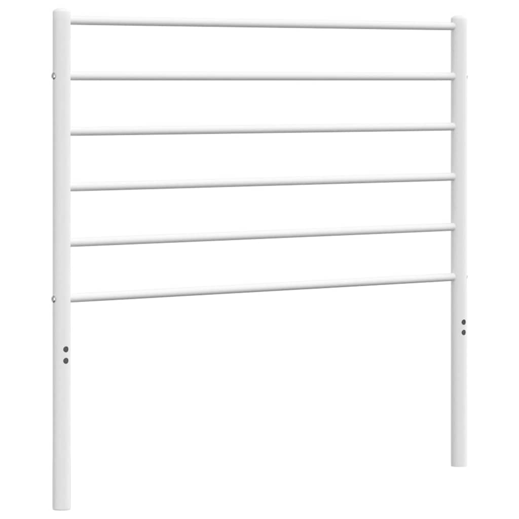Vidaxl vervangend hoofdbord metaal wit 100 cm