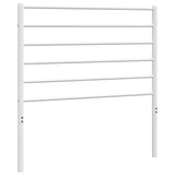 Vidaxl vervangend hoofdbord metaal wit 100 cm